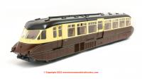 7D-011-004S Dapol Streamlined Railcar number W11 in BR Lined Chocolate & Cream livery